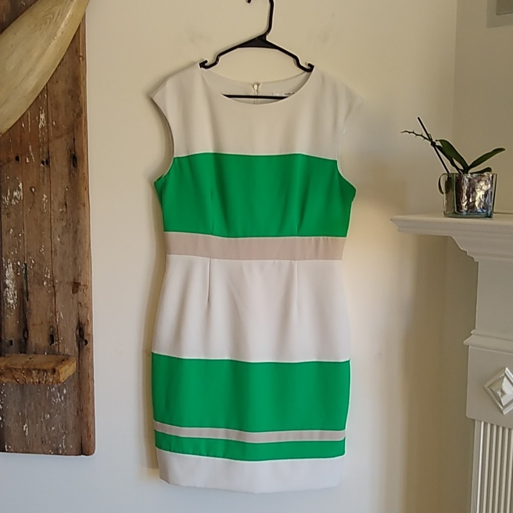 Studio One New York color block shift dress 12